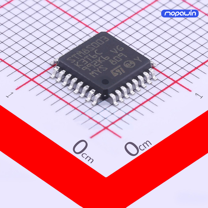 STM8 16MHz 闪存：8K@x8bit RAM：1KB