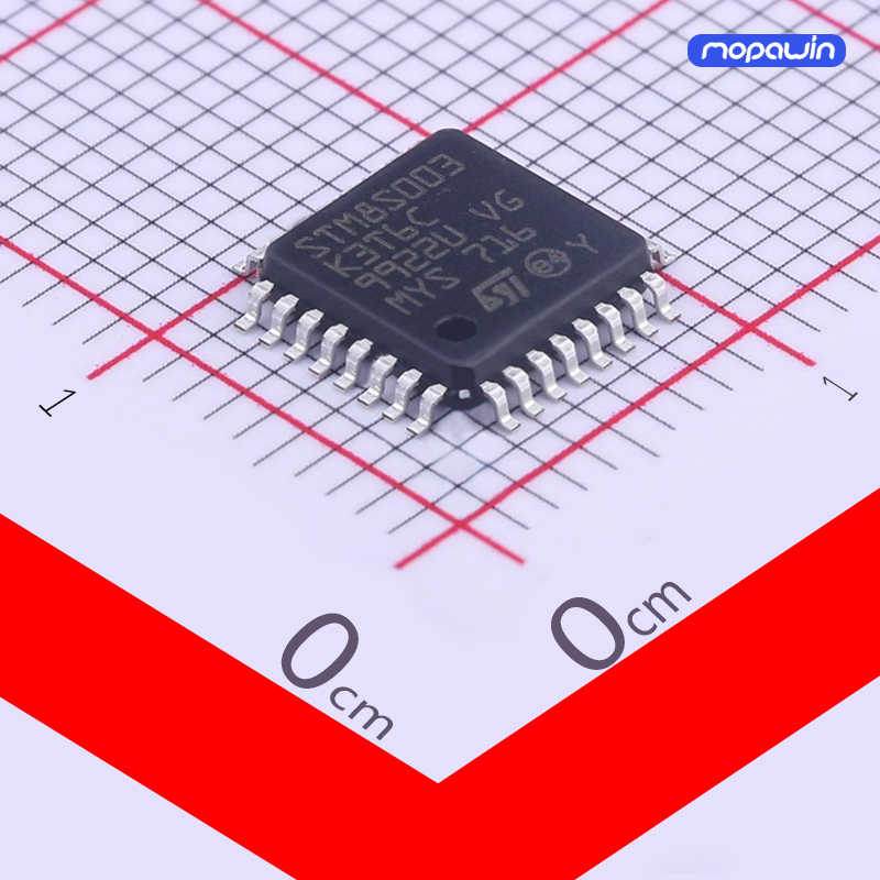 STM8 16MHz 闪存：8K@x8bit RAM：1KB